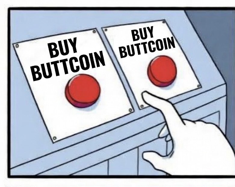 Cry9t0F's tweet photo. The choice is pretty clear 
Buy $buttcoin https://t.co/3MiuU6ejhl