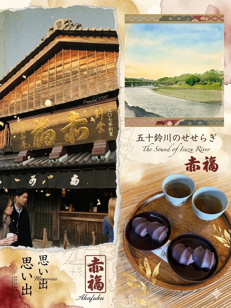 akenkoba's tweet photo. #伊勢志摩 #伊勢神宮 #赤福本店 #五十鈴川 #国内旅行 #思い出 #IseShima #Akafuku #TravelJapan #Memories https://t.co/S4MtyoA0MC