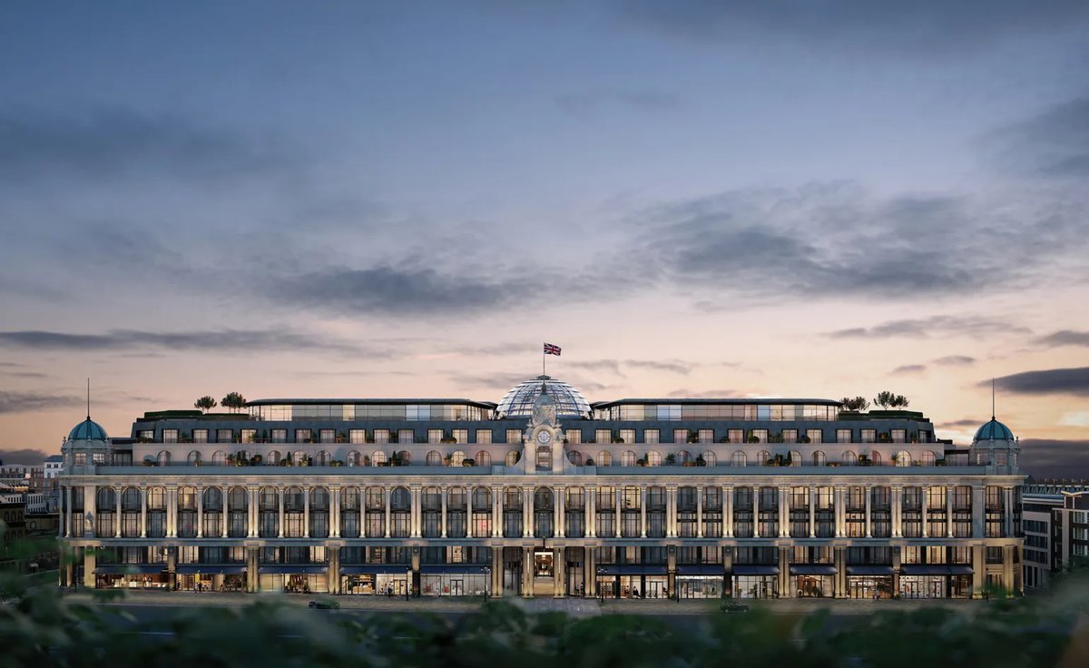 ORSA_UK's tweet photo. Six Senses London opened on the 1st of March within the historic Whiteley building, an iconic West London landmark that once stood as a grand Art Deco department store. https://t.co/mcg84zpV8b