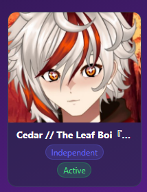 Cedar // The Leaf Boi『ENVtuber』🍂🍃 tweet media