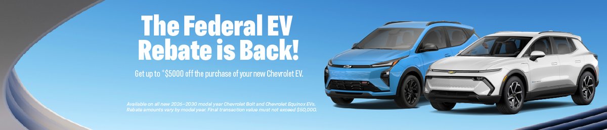 Talk to sales about our EV Rebate today!