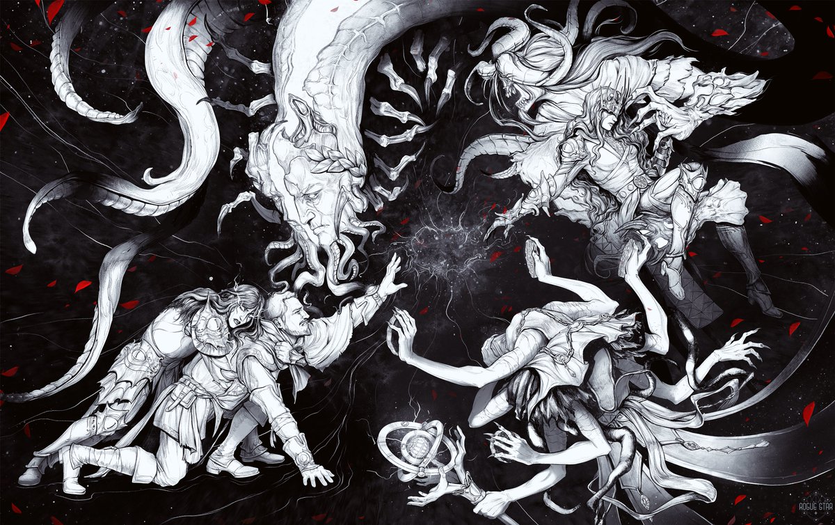 _rogue_star's tweet photo. An illustration I made for a talent competition from @pathofexile. I got into the top 3 with it 😎
#pathofexile ⦁ #Zana ⦁ #Eagon https://t.co/G1sYMLzybE