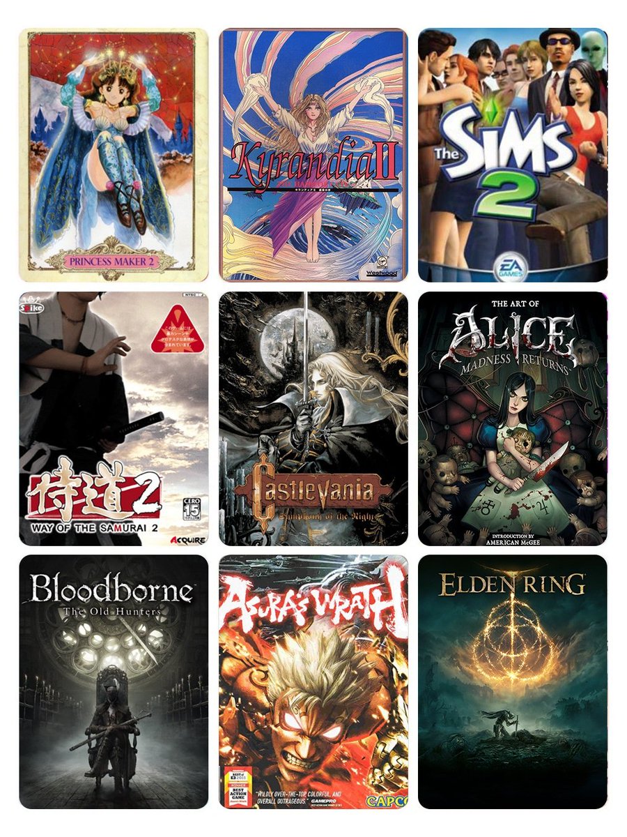 My9Games #私を構成する9つのゲーム I have a lot of games, but I