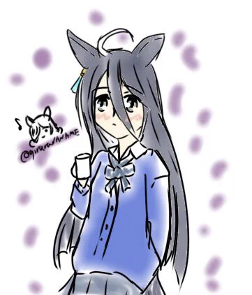 #ウマ娘版深夜のお絵描き60分一本勝負 #ウマ娘版深夜のお絵描き60分一本勝負_20260305 #マンハッタンカフェ生誕祭