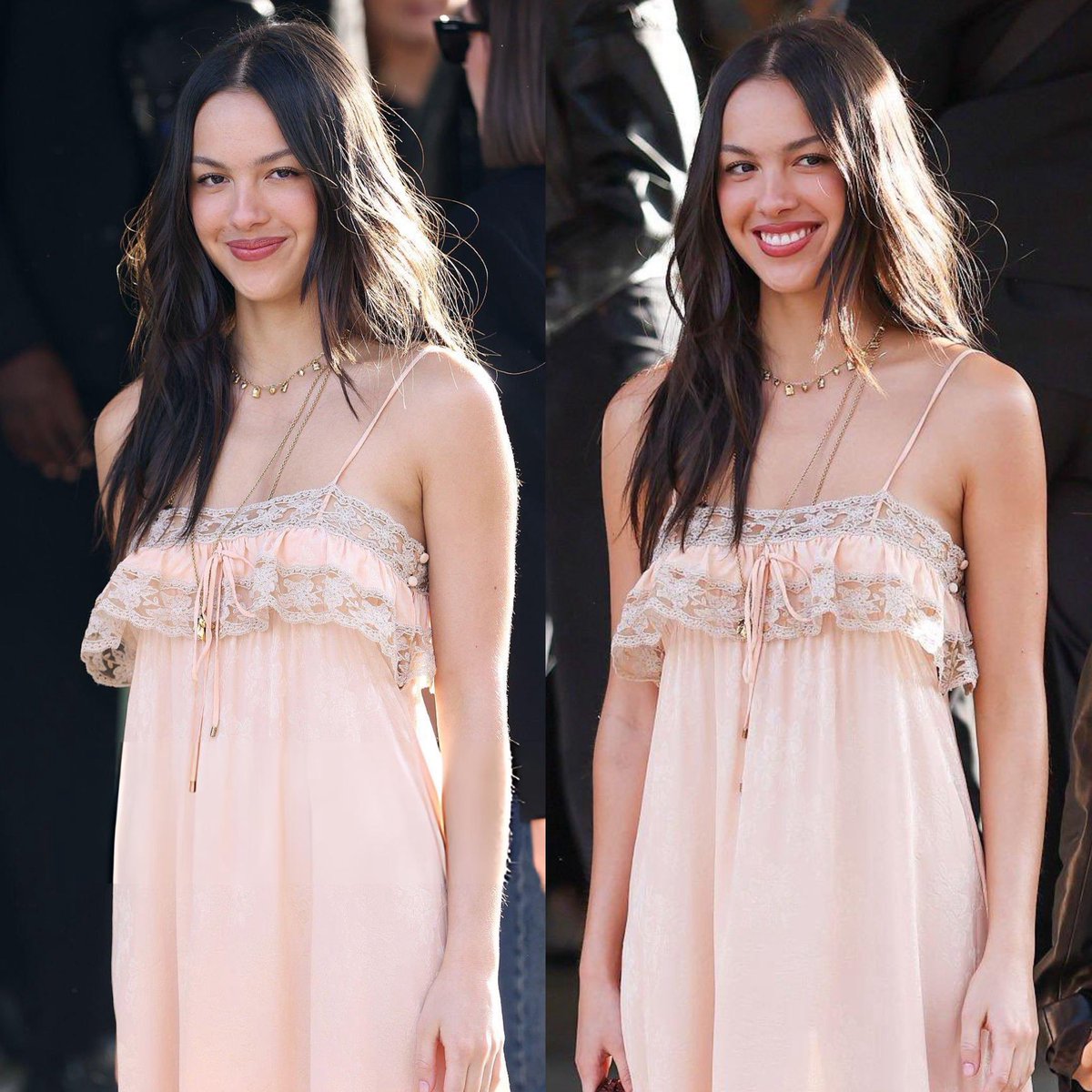 Olivia Rodrigo at Chloé’s Winter 2026 fashion show in Paris.