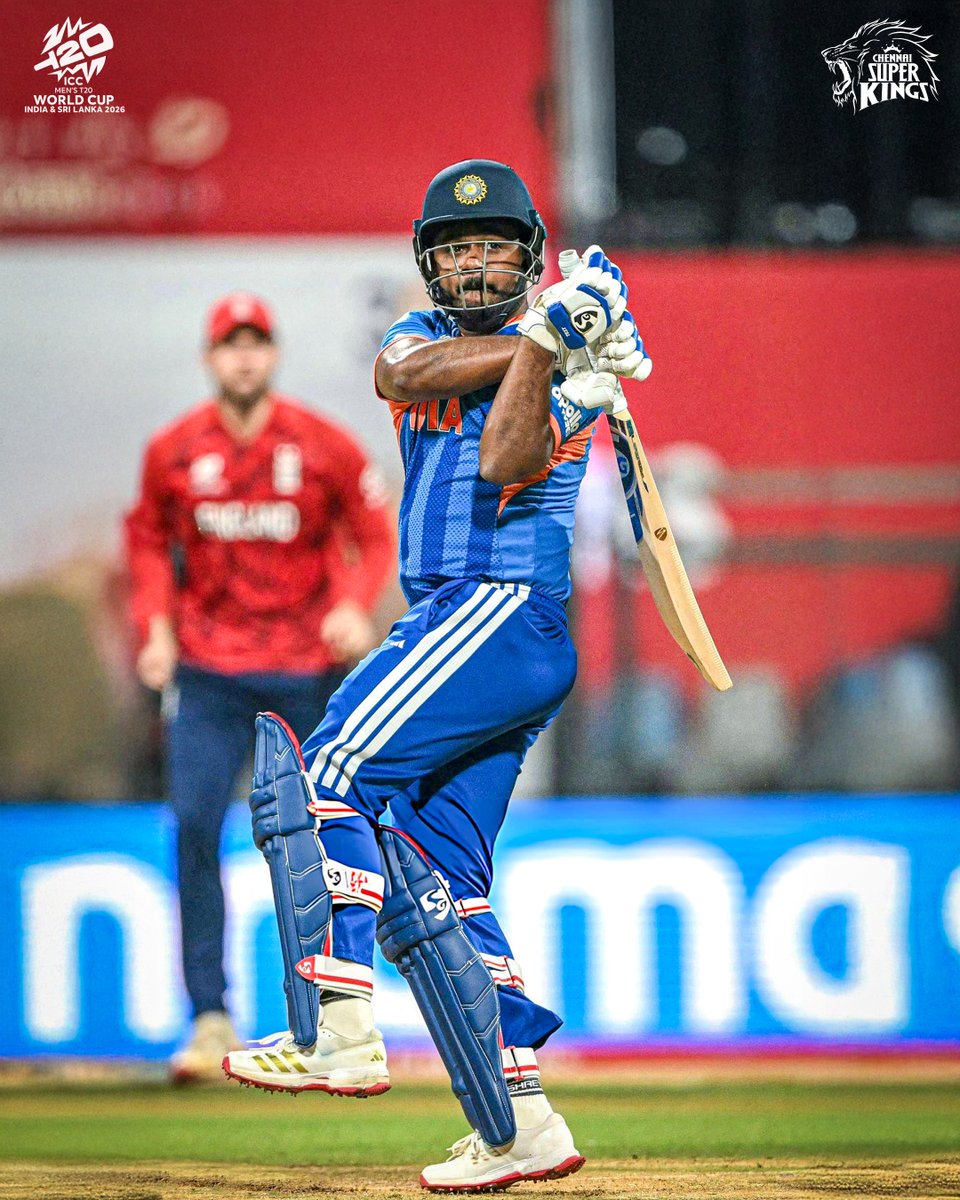 ChennaiIPL's tweet photo. L👀K at him! 🦁

#WhistlePodu #T20WorldCup 
📷 : ICC https://t.co/bQOR2NDHk9