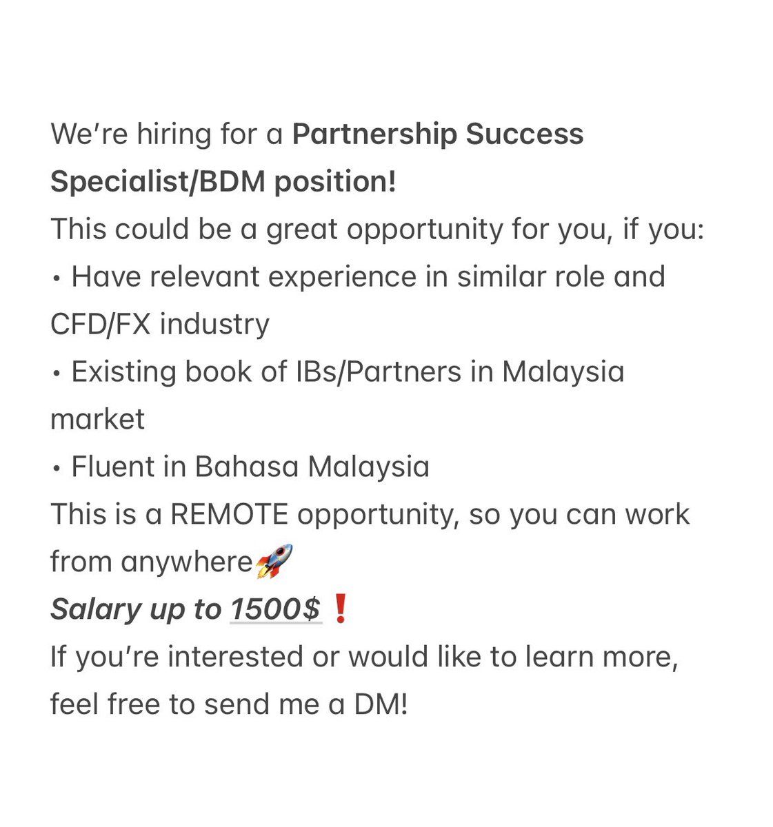 your recruiter! tweet media