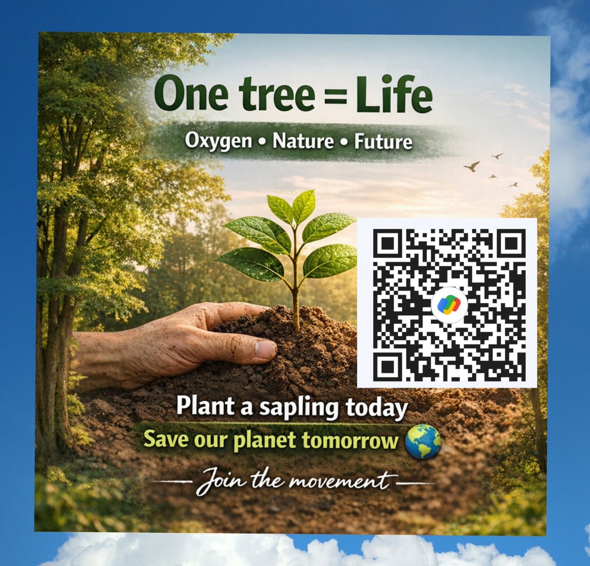 Samrit50's tweet photo. Plant 5,999 Trees 🌱
Build a Greener Planet
Every tree gives life 
Oxygen, shade, and hope for the future. When the last tree is cut
the last fish eaten,
and the last river poisoned,
we will realize
we cannot eat money.
🌍 Join us
Plant a sapling.
Save nature.
Share the message. https://t.co/NUsf88WRmo