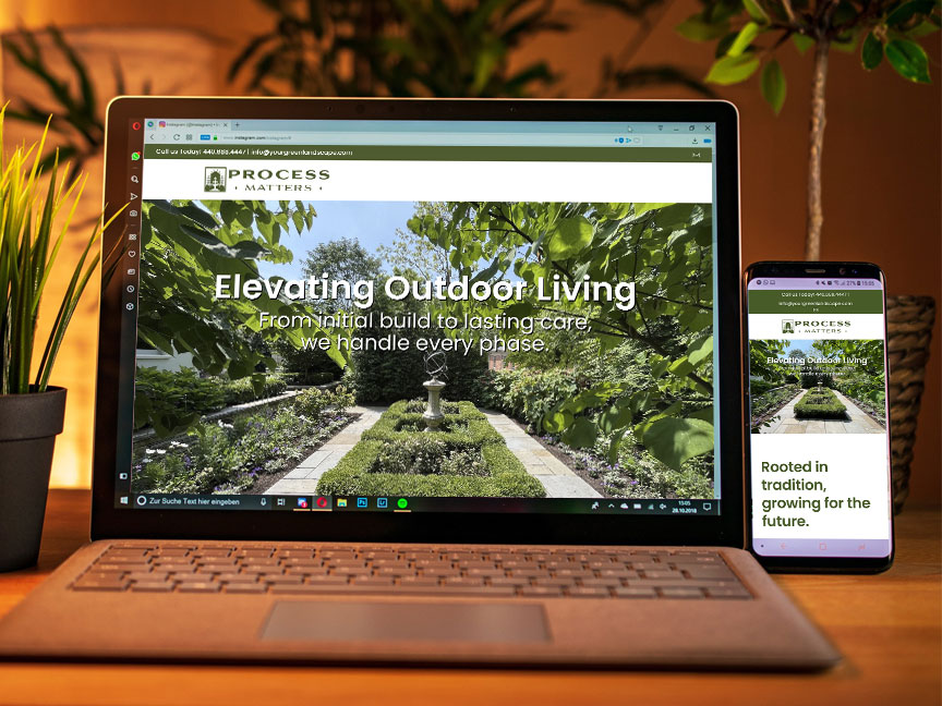Charene Creative is excited to share the new website for Process Matters, a distinguished estate landscape company in Northeast Ohio. 

Read the full story: charenecreative.com/new-website-la…

#WebDesign #BrandingAndWebDesign #ResponsiveDesign