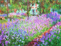 Claude Monet 
The Artist's Garden at Giverny
1900