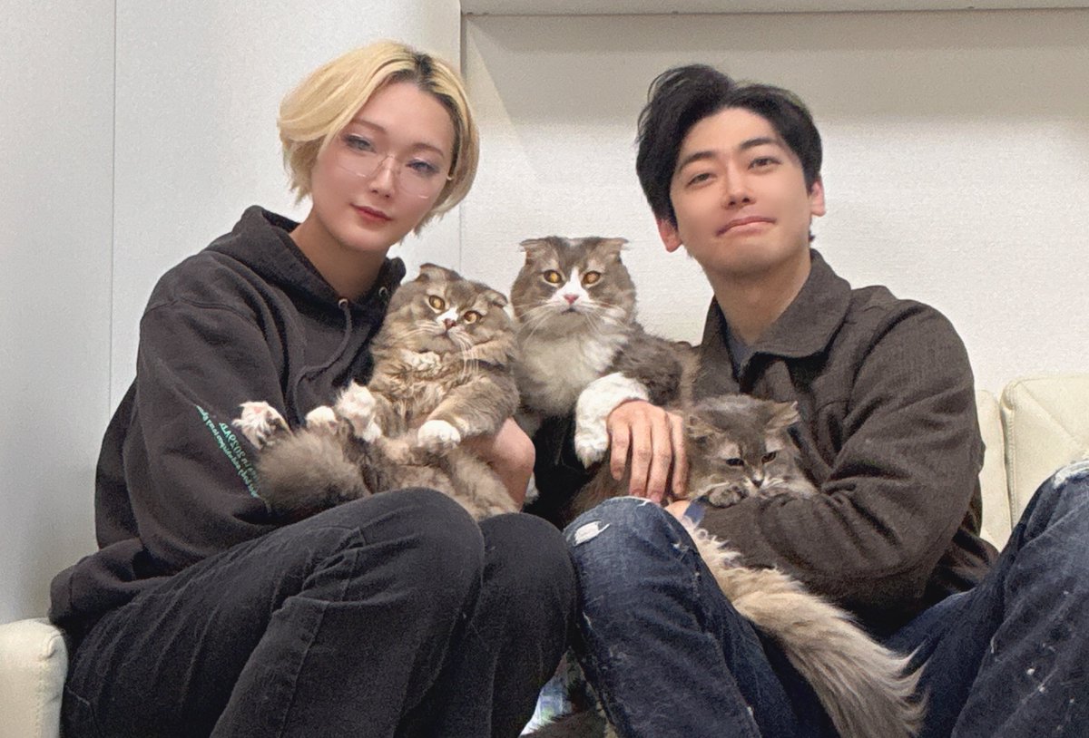 youngmaster_com's tweet photo. 【ご報告】

私事ですが、本日結婚いたしました💐

いつもヤングマスターに
来てくださる皆さまのおかげで
この日を迎えることができました。

これからも変わらず
楽しいお店を作っていきます！
(まだせかせかお店を改装してますが…💦)

今後とも猫3匹と
ジョーなつをどうぞよろしくお願いします✨ https://t.co/ddJuh6d2r2