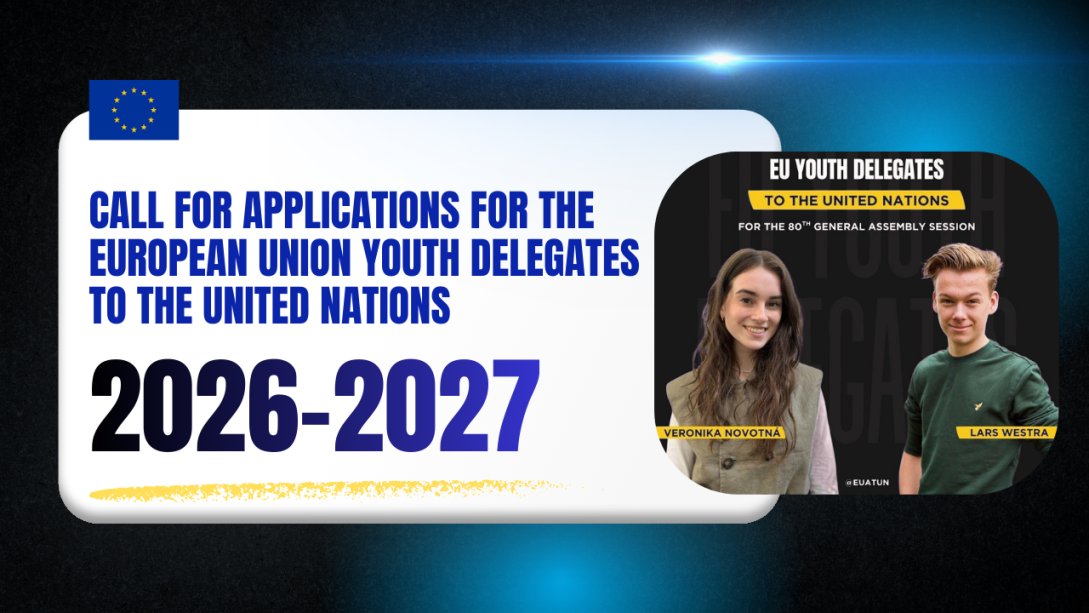 opportunitiesfy's tweet image. 🌍 EU–UN Youth Delegates Programme 2026–2027 is open! Represent European youth at the UN in New York (travel typically covered) — EU citizens under 30 can apply by 17 April 2026. 🔗 wp.me/p23f03-cKd

#EUYouth #UNYouthDelegate #EUOpportunities