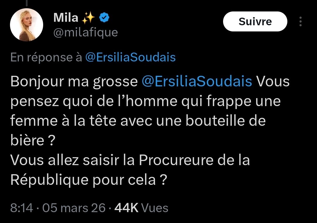 Ersilia Soudais tweet media