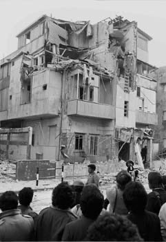 CptAllenHistory's tweet photo. This day (March 5) in 1975, eight terrorists from Yasser Arafat’s Fatah stormed the Savoy Hotel in Tel Aviv with AK-47s and grenades, murdering 11 people.

Landing on the beach by boat from Lebanon, the terrorists sprayed passers-by with automatic gunfire and grenades. One bullet struck 21-year-old bride, Sara Najaj, on her wedding day. Thankfully, she survived. Her husband of only a few hours, however - Moshe Deutschmann - was shot and killed.

The terrorists then burst through the Savoy Hotel and immediately murdered a woman working the front desk.

As chaos ensued, the terrorists killed two unarmed hotel guests before taking 10 guests and staff hostage while barricading themselves on the top floor.

Local police, border police, and IDF troops encircled the building.

Meanwhile, it already appeared to be the site of a mass casualty event with a string of seemingly endless flashing red lights. Ambulances arrived one-by-one and paramedics rushed to treat wounded civilians like the bride and sudden widow, Sara Najaj, who lay bleeding on the sidewalk.

Nearly five hours of negotiations with the terrorists went nowhere. So, at 5 a.m., the elite Sayeret Matkal unit of the IDF attempted a rescue mission. What they did not know, however, was that the terrorists had boobytrapped the hotel’s top floor with bombs.

A 5 minute and 16 second-long gunfight ensued, during which seven of the eight terrorists were killed. Two soldiers, Colonel Uzi Yairi and Sergeant Itamar Ben-David, were also killed.

The eighth terrorist was captured alive, but not before he could detonate the planted explosives.

In the end, five of the hostages (including one child) were killed, and the other five were freed. The murdered child’s father was critically wounded but survived.

Decades later, a WikiLeaks cable from the U.S. Embassy in Israel confirmed Yasser Arafat’s direct involvement in and responsibility for the attack. Specifically, the U.S. Embassy’s communique stated:

“The criminal action of Fatah members in Tel Aviv again testifies to the murderous aims and methods of the terrorist organizations … Any claim to relative moderation which might have been attributed to Arafat has been negated.”

Sadly, but tellingly, the eight terrorists are still well-known and remembered today as “martyrs” and “heroes” in Palestinian society.

In 2012, Mahmoud Abbas’ Palestinian Authority built these eight terrorists a grand mausoleum in 2012 to once again drive home the perverse message that there is no greater act for a Palestinian than to die while murdering Jews.