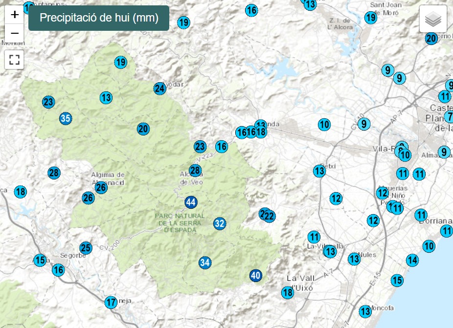 moles_gerard's tweet photo. Plou amb intensitat ara mateix a #Artana, on s'acumulen 24,5 l/m2 en el dia d'avui.
@avamet
@AEMET_CValencia https://t.co/uUZKEJ73VO