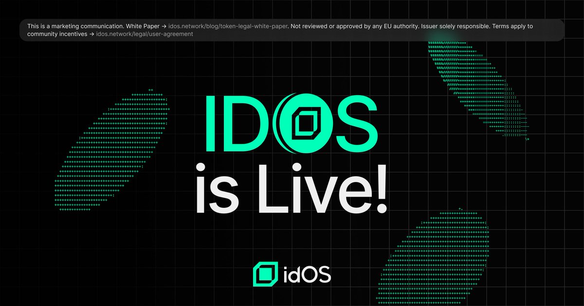 idOS tweet media