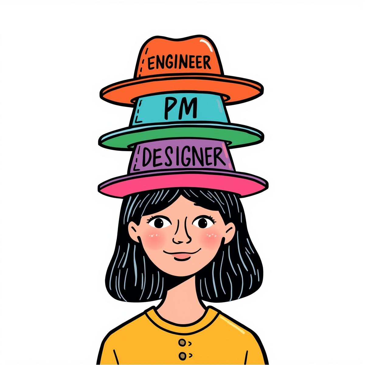 BeenzSyed's tweet photo. One person. All the hats. 🎩

Engineer. PM. Designer. EM. These roles won't look the same by 2027.

Here's what's actually changing — and what to do about it. I wrote about it here - https://t.co/9W3pBdEEbt

#EngineeringLeadership #EPD #ProductEngineering #EngineeringManager https://t.co/MArf8tCQg9