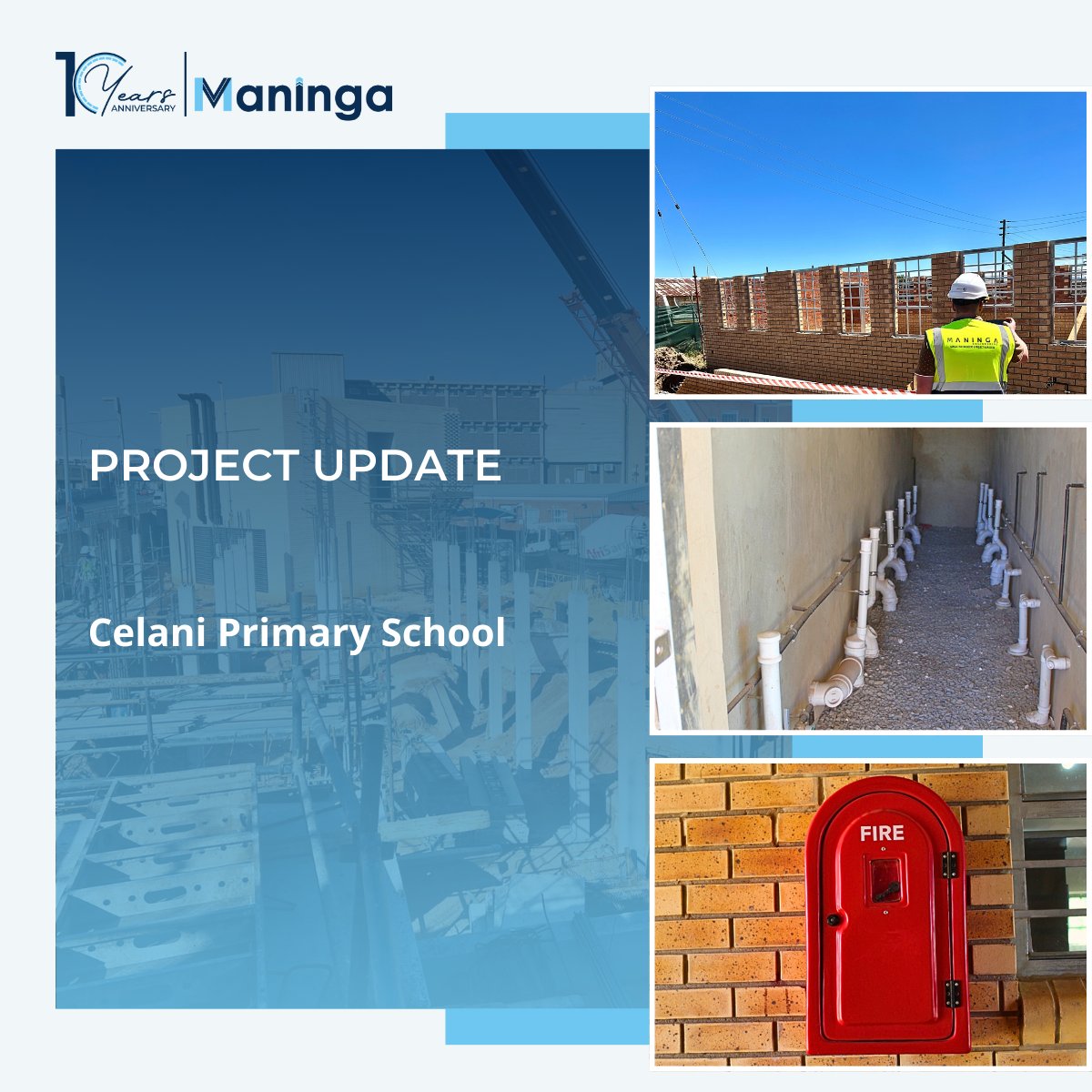 ManingaE's tweet photo. Maninga Engineering is involved in the Celani Primary School infrastructure project, which is establishing a new school for the surrounding community. This infrastructure will support learners, educators, and the community for many years to come. https://t.co/GMdcZkqhGO