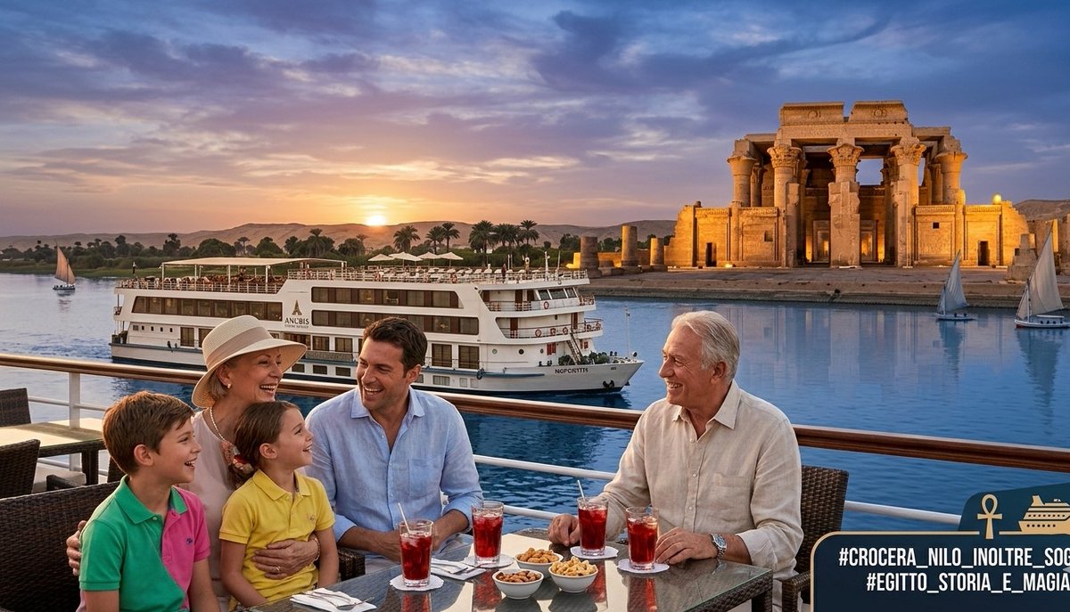 Sogni di navigare lungo il Nilo e scoprire i segreti dell'antico Egitto? 🚢✨ Una crociera sul Nilo è l'esperienza perfetta per te! #Egitto #Nilo #Viaggio
