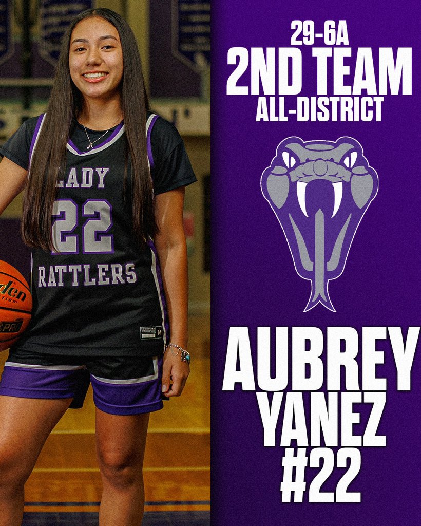 San Marcos High School congratulates Senior Rianna Garcia and Sophomore Aubrey Yanez on earning 2nd Team All‑District honors in District 29‑6A. Their dedication, growth, and commitment to excellence have been instrumental to the success of our Lady Rattlers program.