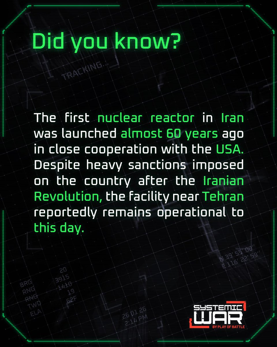 playofbattle's tweet photo. Of all the interesting facts about Iran's nuclear program, this one is the most… ironic?

Systemic War is a game that combines grand strategy with challenging RTS battles.

Wishlist on Steam: https://t.co/J0jttFt6rL
Join us on Discord: https://t.co/VnaJgrjM5h

#systemicwar #playofbattle
