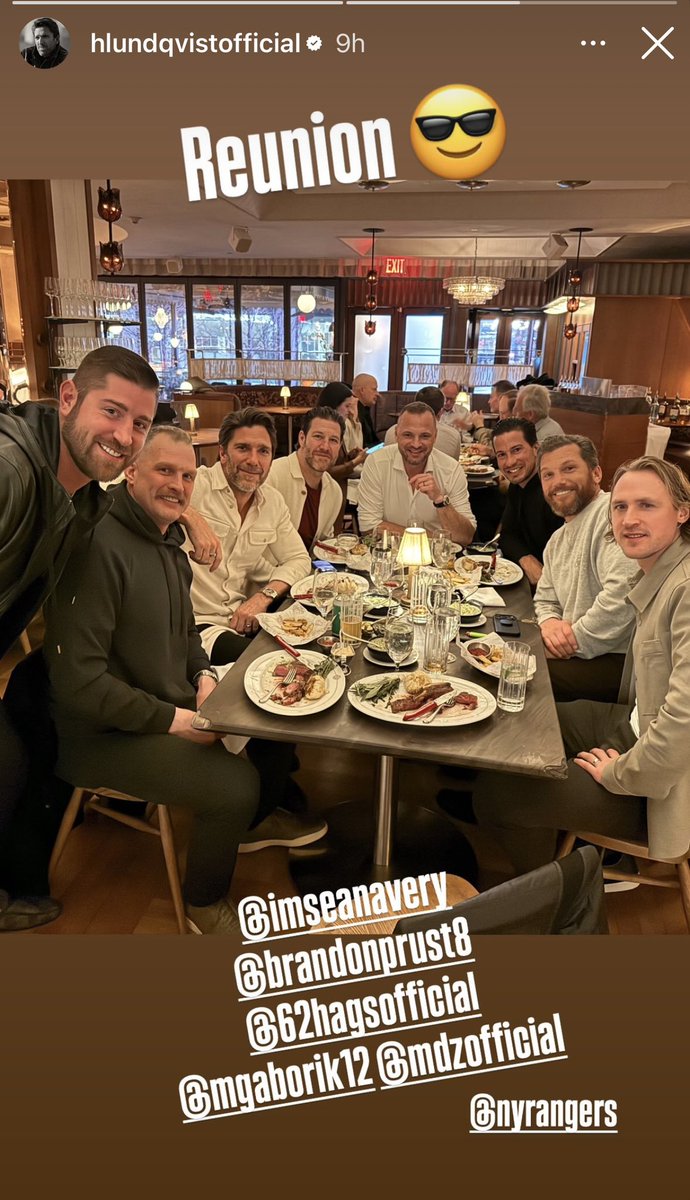 The boys are back in town #NYR