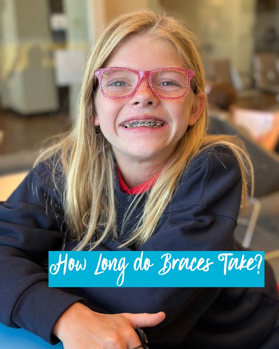 How long do braces take? 
Most smiles take about 6 -24 months. Every smiles is different - just like kids! 😃 
.
#orthodonticassociates #braces #loveyoursmile #okc #edmondok #mustangok