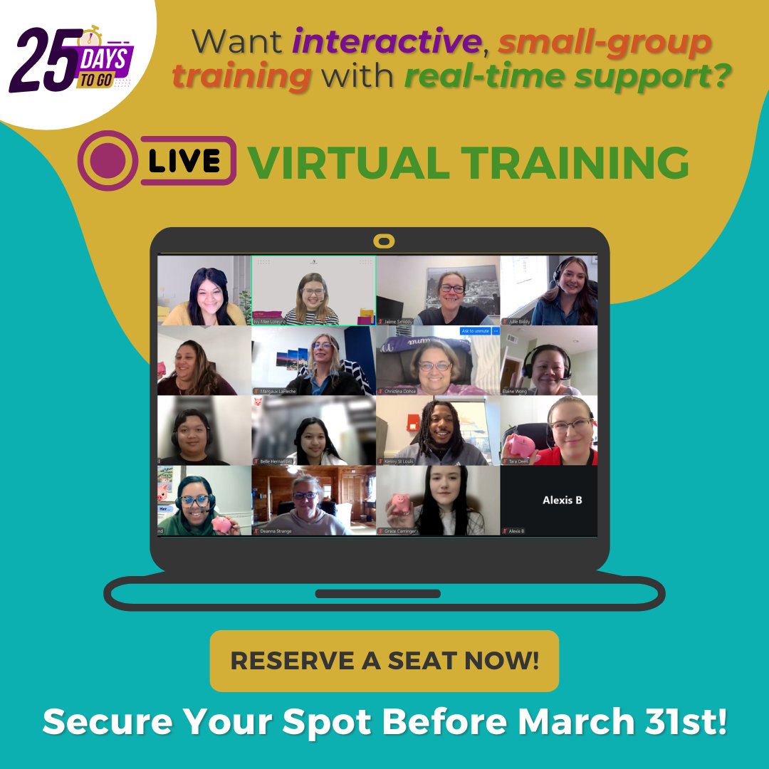 Appsinsurance's tweet image. 🚀Looking for expert guidance you can access live where your agency’s real challenges get addressed?

⏰ The clock is ticking – 25 days to claim your spot!

Sign up now: hubs.ly/Q043HJYx0

#LiveVirtualTraining #25DaysToGo #CountdownToLaunch #10WeekTraining #LevelUp