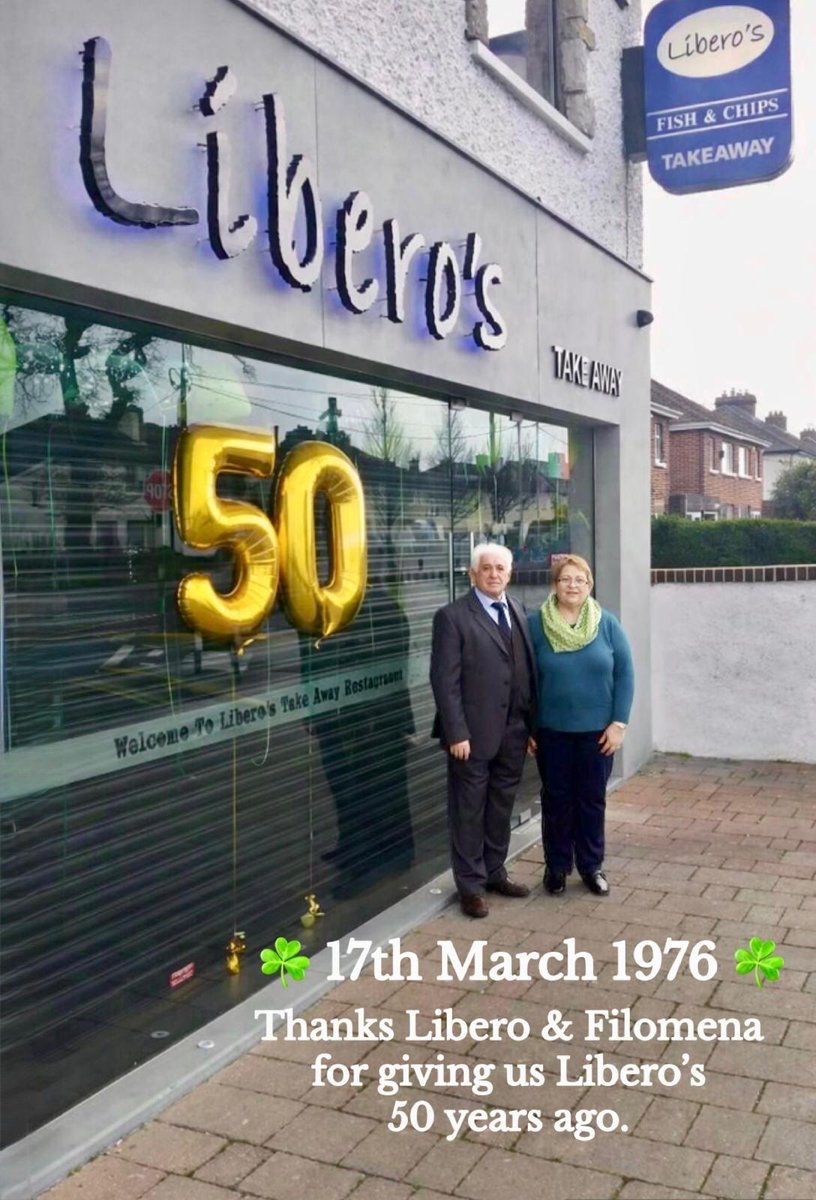 LIBEROStakeaway's tweet photo. 50th Anniversary ☘️🎉 https://t.co/42TfXdPQ8f