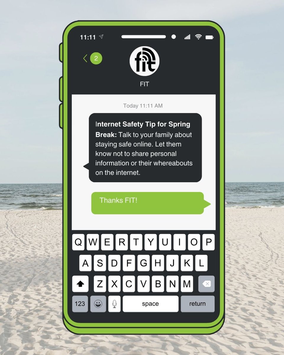 FLInternetTV's tweet image. Heading out for spring break? Have the conversation.

Talk with your family about staying safe online, especially when sharing photos, locations, or travel plans.

A quick reminder about protecting personal information can make all the difference.

#SpringBreakTips #Florida