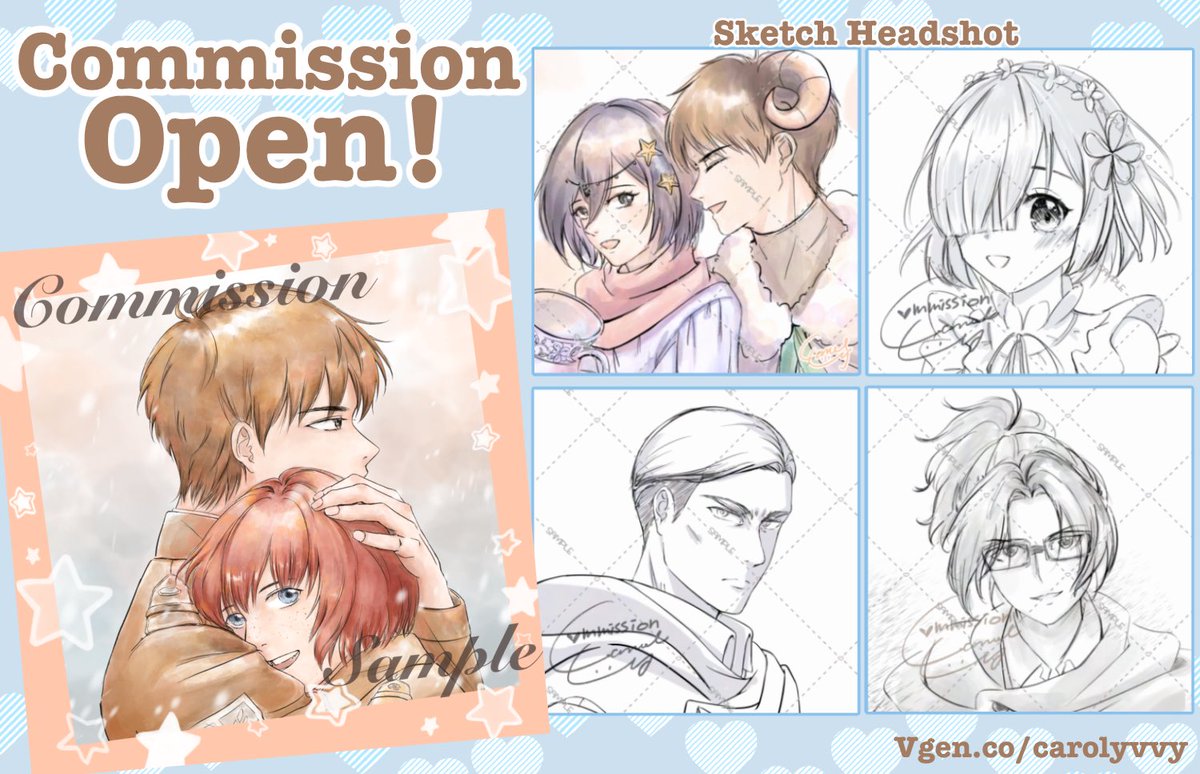 Carol 卡羅|Vgen commission open tweet media
