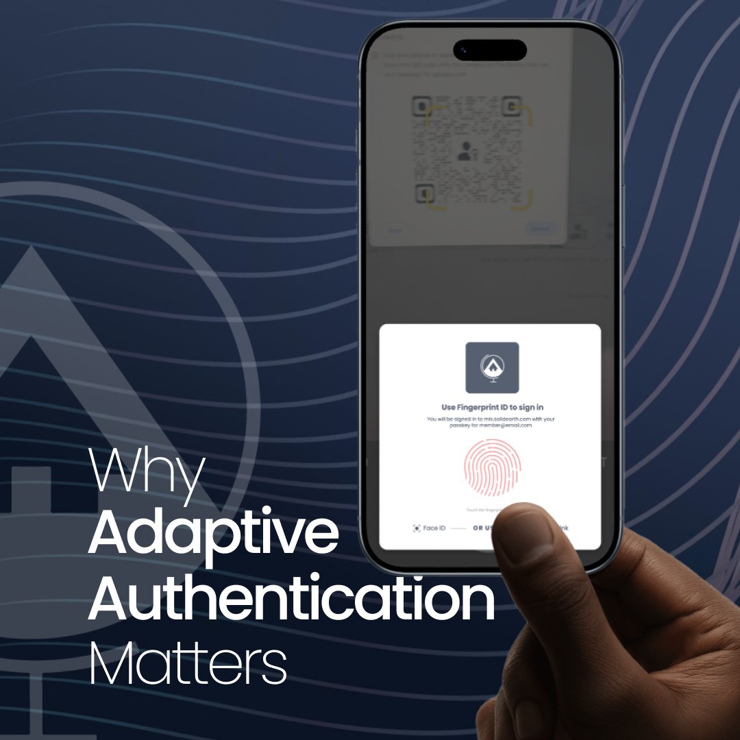 SolidEarth's tweet image. Not every login needs a roadblock. 

Our Adaptive Authentication evaluates risk factors like device and location in real-time. Low risk? Seamless entry. High risk? Instant verification. Smart security that stays out of your way. Want a look? DM us for a demo! #SSO #SolidEarth
