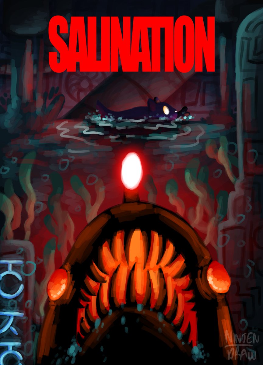 Nintenn_Draw's tweet photo. Day 5 #RWArtMonth - salination 
#rainworld #rainworldfanart #rainworldwatcher https://t.co/QYUDGQrrAK