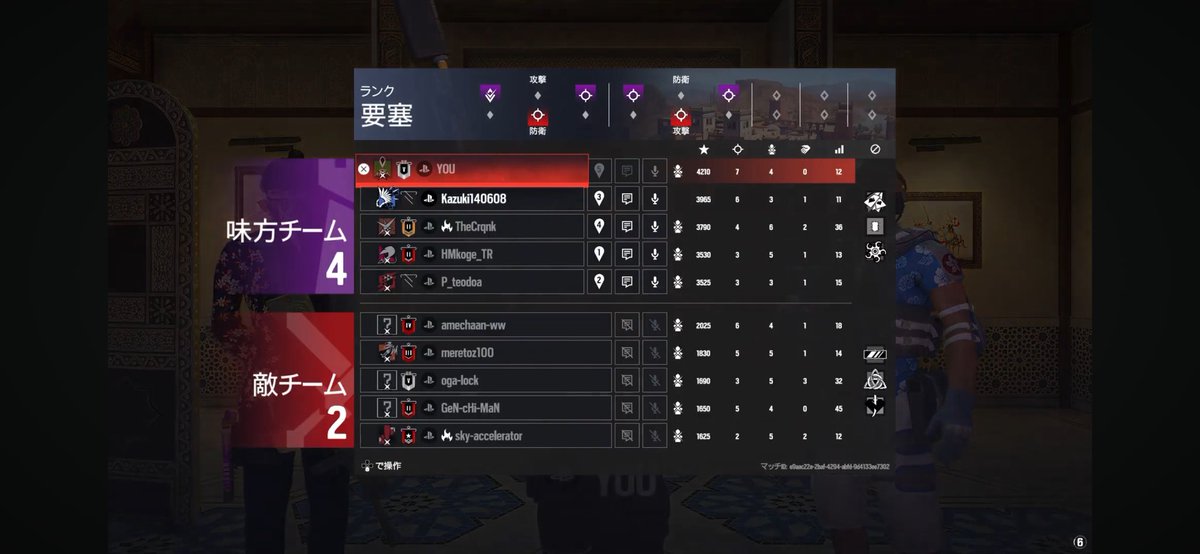 KAIRIac7c's tweet photo. ５試合 36k15d 
最近調子が良い

#シージ
#R6S https://t.co/6Urk7sEE7c