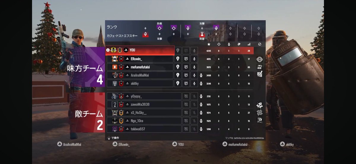 KAIRIac7c's tweet photo. ５試合 36k15d 
最近調子が良い

#シージ
#R6S https://t.co/6Urk7sEE7c