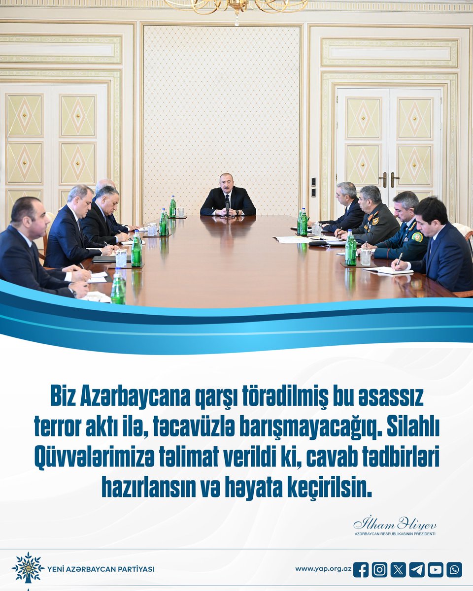Yeni Azərbaycan Partiyası/ New Azerbaijan Party (@yap_1992) on Twitter photo 