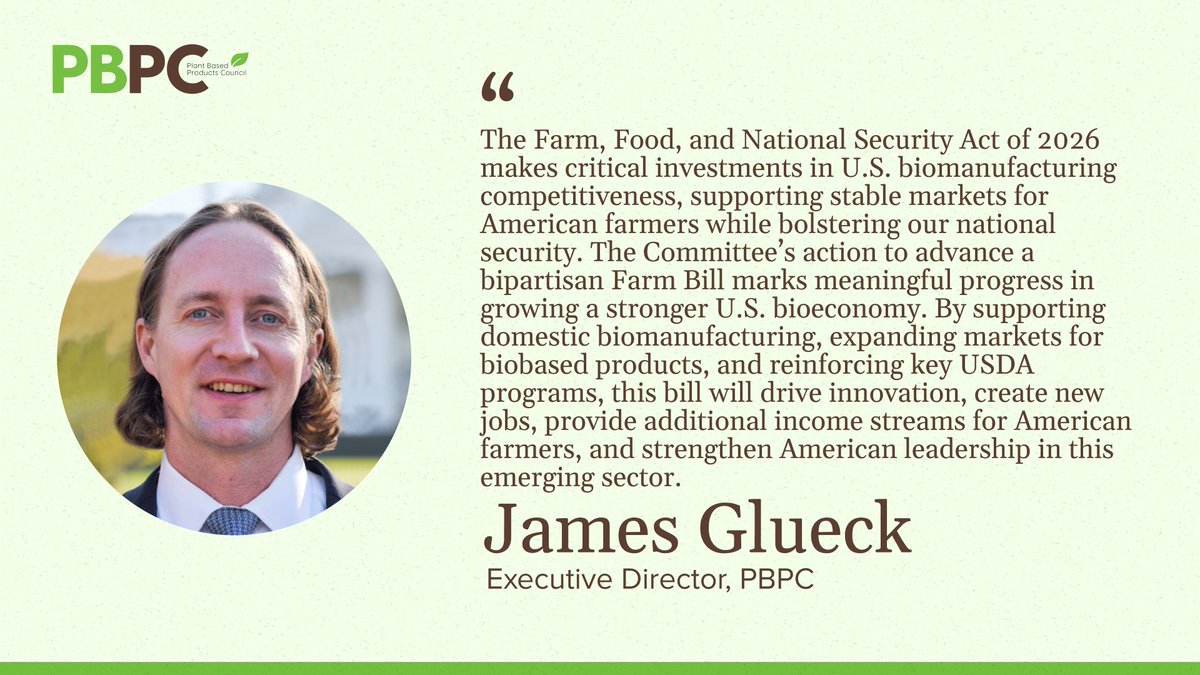 Plant Based Products Council tweet media