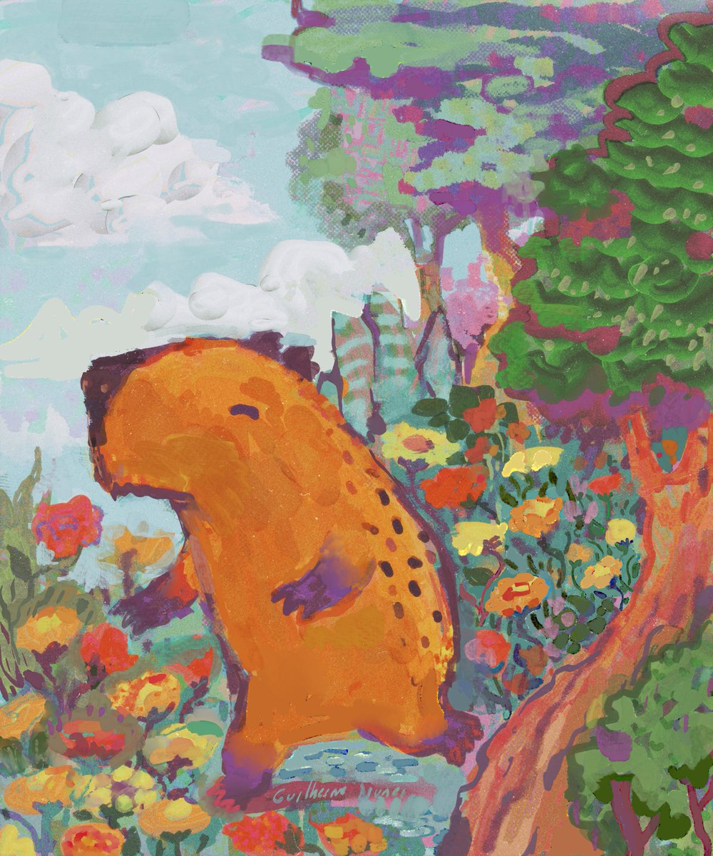 Life regained its color after this capybara cut ties with friends she secretly hated.