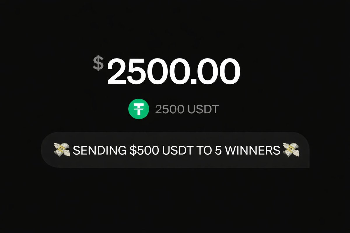 💰 $2,500 USDT GIVEAWAY 💰
5 winners get $500 in USDT each on March 31.   

To enter:  

1⃣ Follow <a href="/coinai_official/">Coinai</a> 
2⃣ Like this post 
3️⃣RT to spread the love  

p.s. if we hit 100K followers before March 31, we’ll add another $1,000.  

Reply if you want to get Coinai 👇