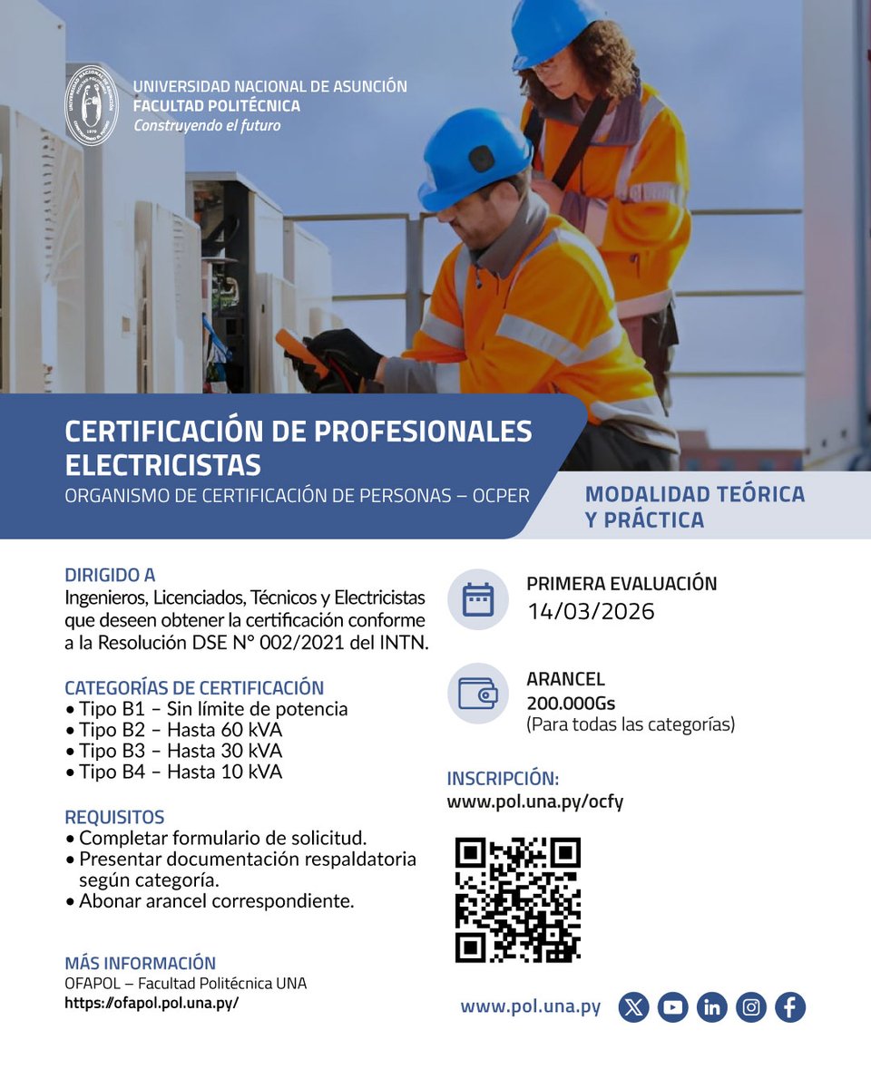 Facultad Politécnica UNA tweet media