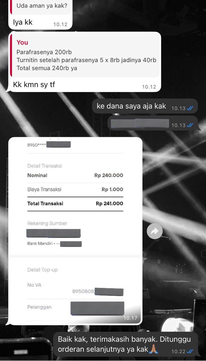 dearmytask's tweet photo. #TestiDearMyTask

Hasil cek plagiasi tinggi? Jangan panik. Sini kami parafrase ✨ tinggal ngomong mau diturunin jadi berapa ￼😇 fast respon? klik https://t.co/0RJu3O53Ag ya kak 😇

👍 Pengerjaan Cepat
👍 Free Konsultasi
👍 Privacy terjamin https://t.co/S4fPlPNWWR