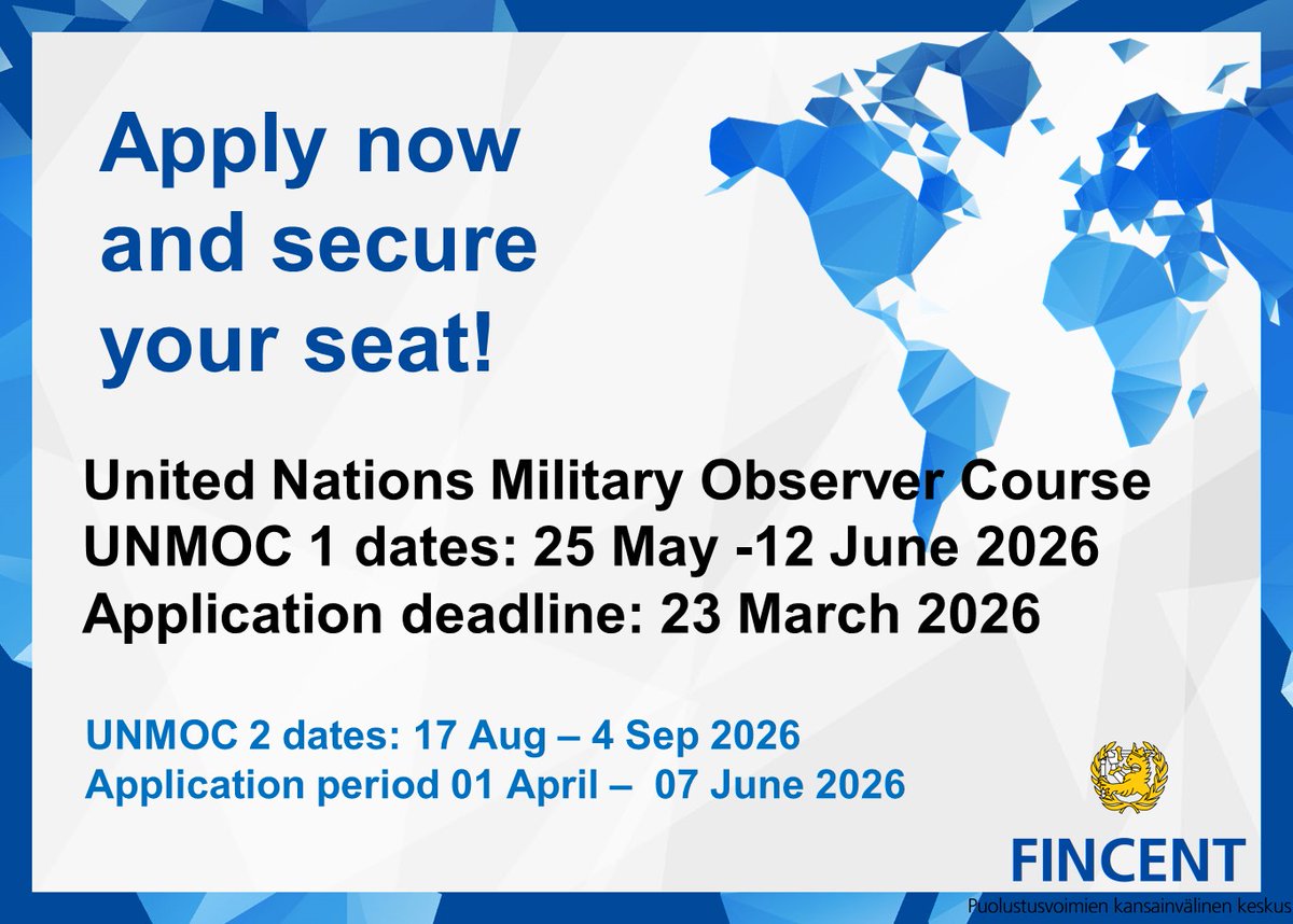 Finnish Defence Forces International Centre tweet media