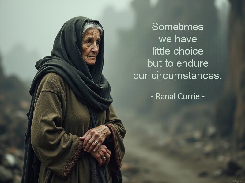 Ranal55's tweet image. Sometimes we have little choice but to endure our circumstances.
 
#quote #quotesmith55 #choices #endurance #circumstances #ThursdayThoughts