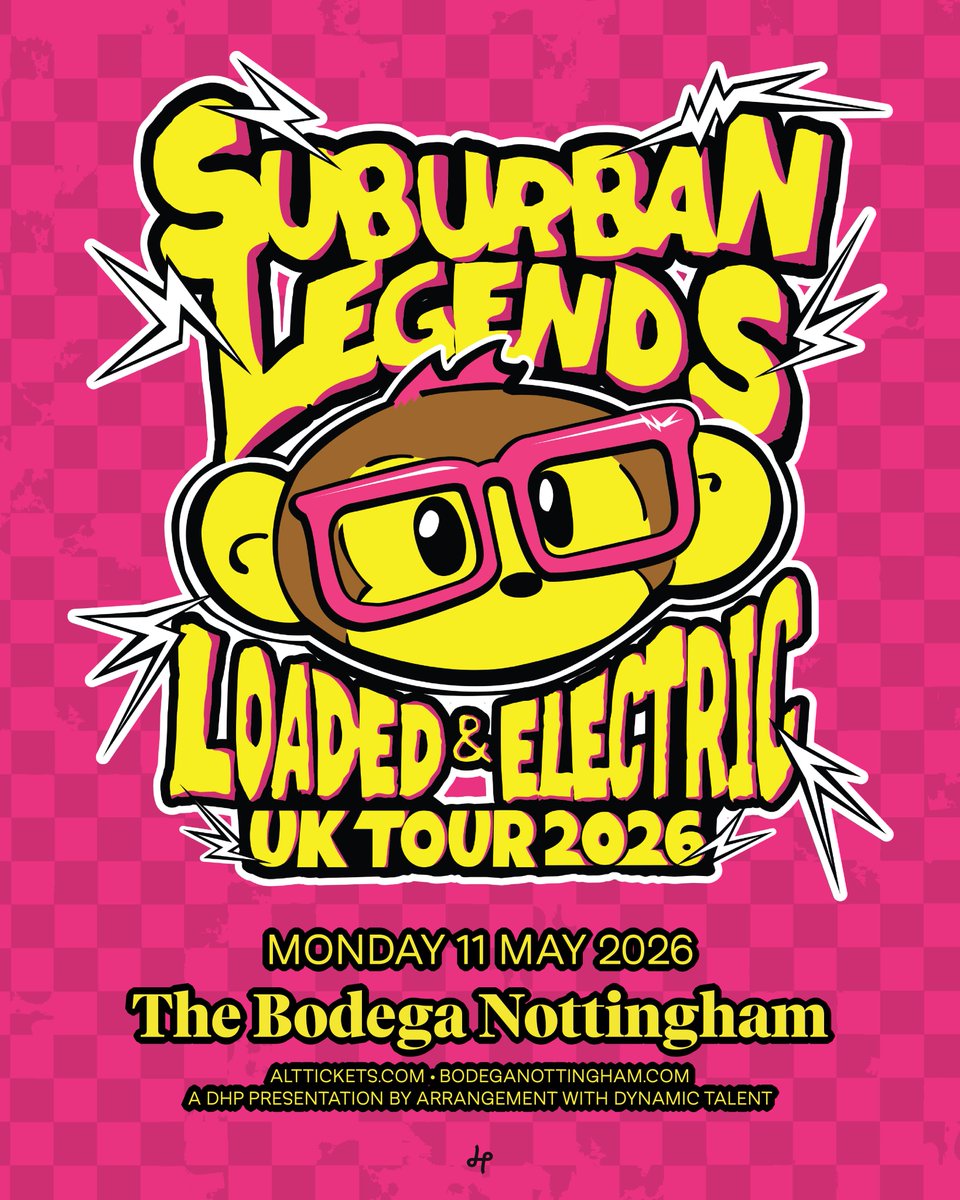 bodeganotts's tweet photo. GIG NEWS

From Orange County to the county of Notts, ska's energetic party-starters @suburbanlegends bring their fun-filled live show and reimagined covers upstairs on 11th May.

Tickets are on sale now 👉 https://t.co/J17CuOJRE0 https://t.co/82n79vfk3H