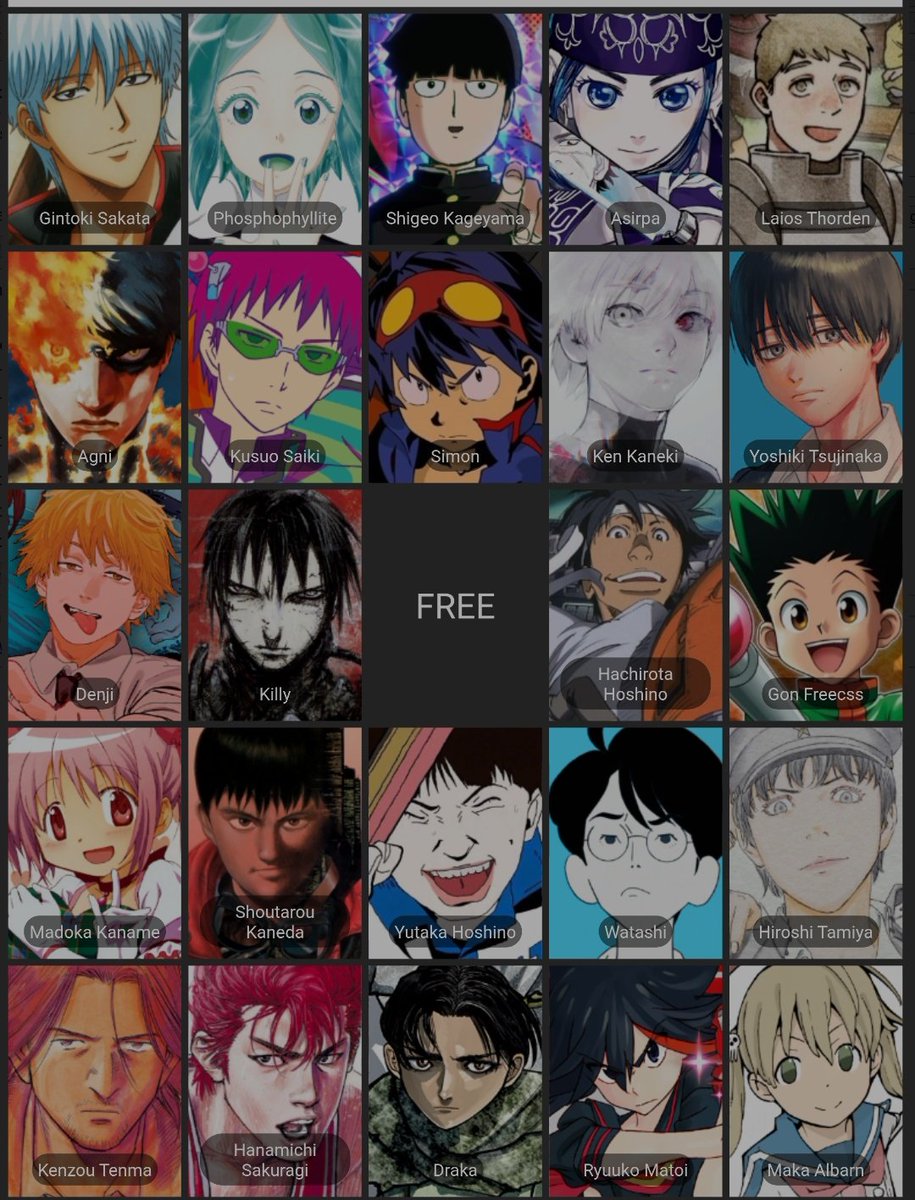 Miei main character preferiti