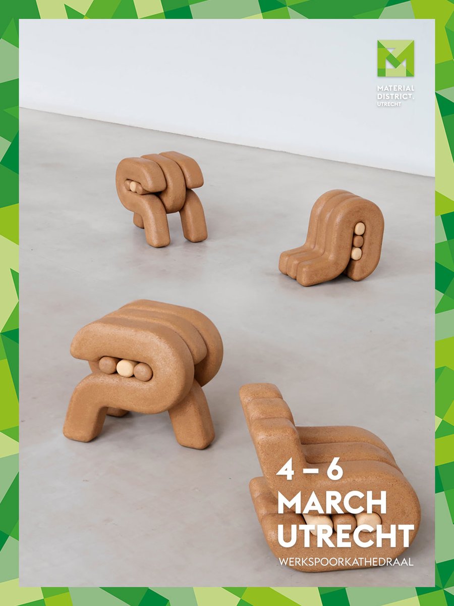 materialdistrct's tweet image. Material of the day: REOLIVAR 🌿🪵
By NAIF LAB, this biomaterial made from olive pits and biopolymers combines the look of wood with a ceramic-like touch. 

Discover it at MaterialDistrict Utrecht (4–6 March 2026). 🎟️

#MaterialoftheDay #Material #MaterialDistrictUtrecht #MDU2026