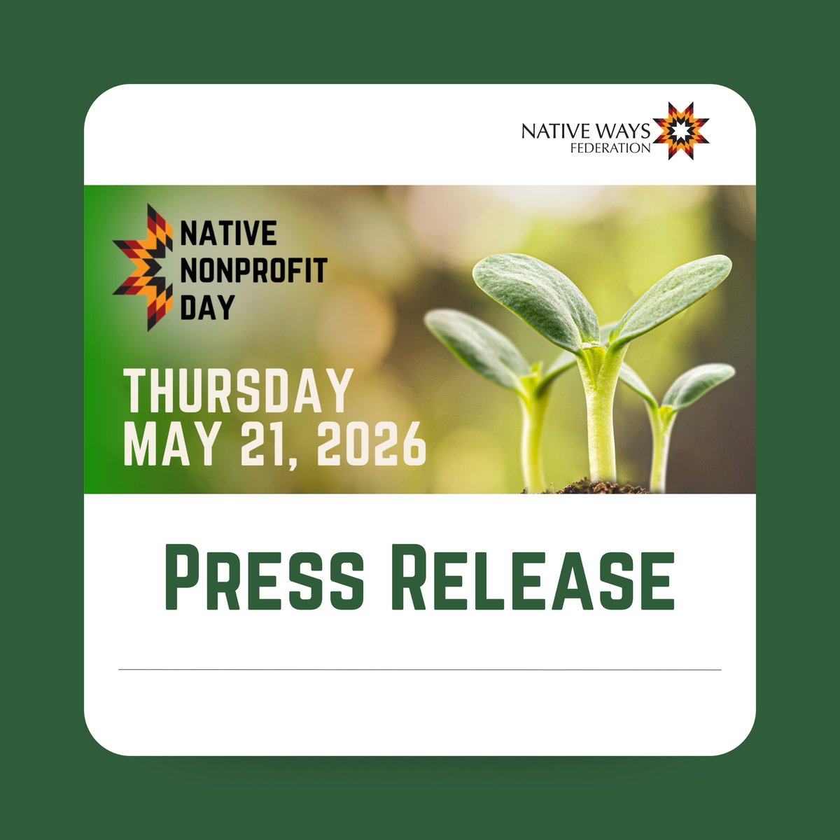 Native Ways Federation tweet media