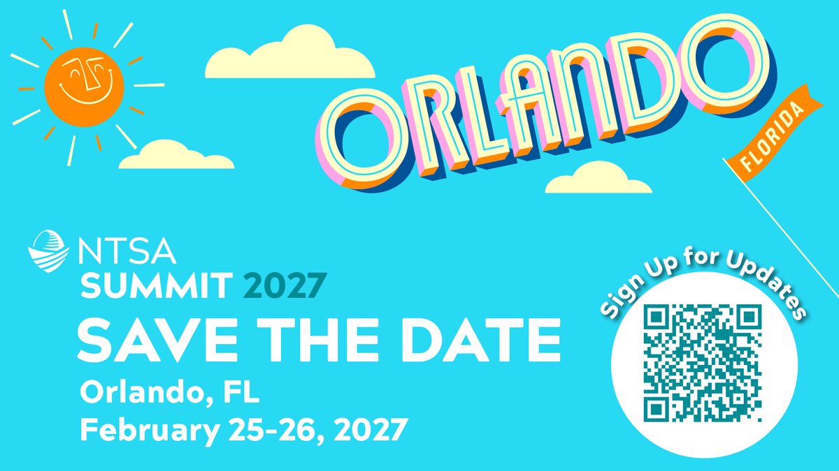 NTSA403B's tweet photo. Hope to see you next year in Orlando for the 2027 #NTSASummit!

Stay informed: https://t.co/5W9R93DEvx https://t.co/GZKMp7MAFx
