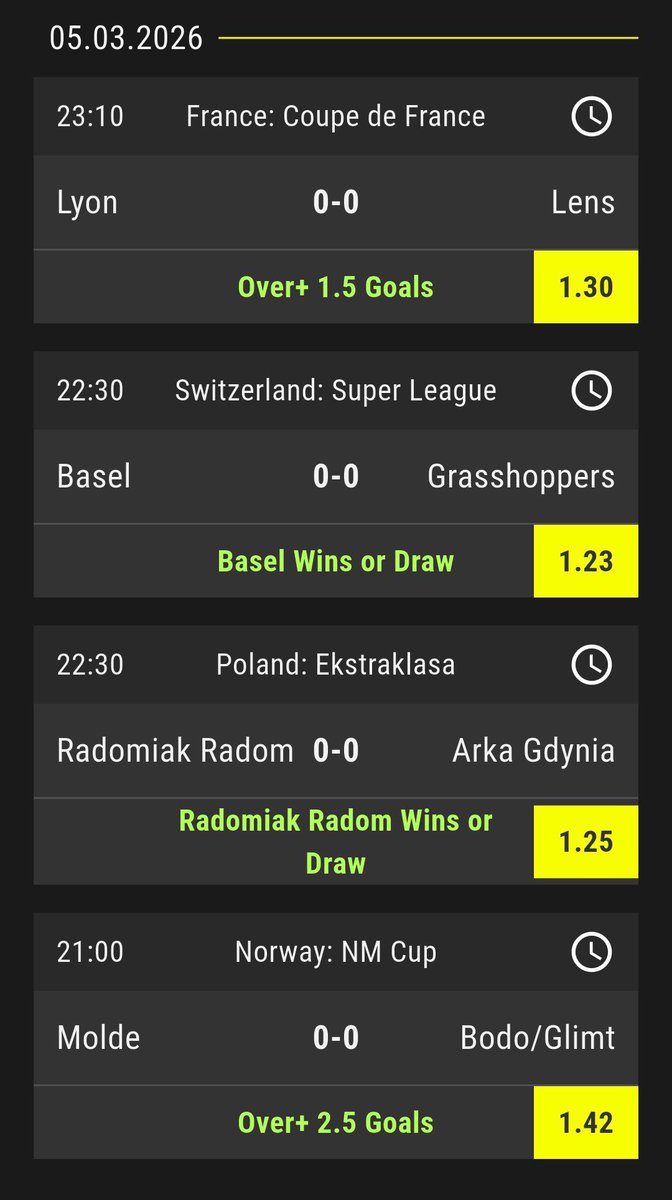 betshoottips's tweet photo. Good luck guys. Join our VIP channel. #FixedMatches #Betting #Football #Tips #bet #Bet365 #WilliamHill #sportspicks #bettingexpert #tipster #Tipico #Bovada #betway #unibet #soccer #picks #parlay #Belgium #England #WorldWar3 #IranIsraelWar #USAirForce #GHDuoGranFinal #USIranWar https://t.co/occp13pf15