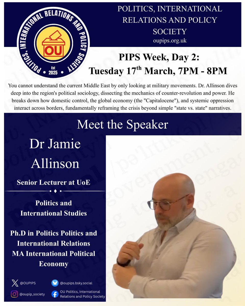 Politics International Relations & Policy Society tweet media